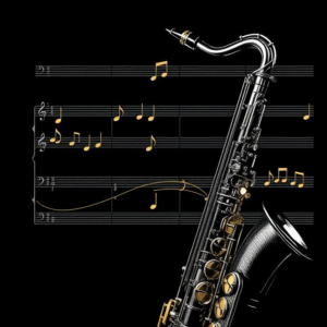 music notation saxophone AI